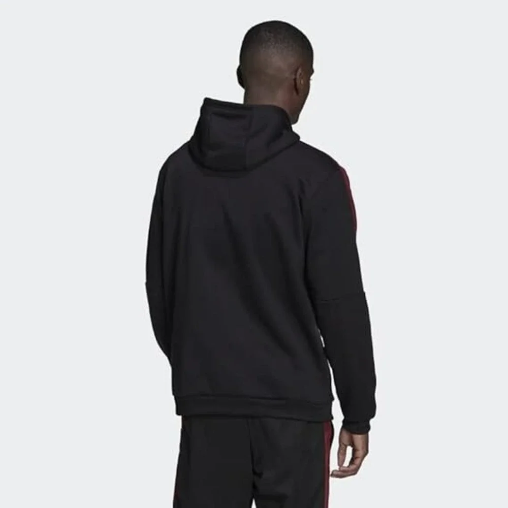 Adidas Men‎ Tiro Long Track Top Jacket Black Red Athletic Run GYM Jackets H60016